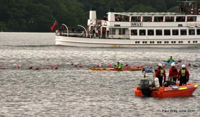 open water swimming Lake Windermere